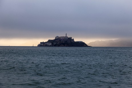 Blick auf Alcatraz vom Pier 39