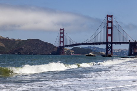 Golden Gate Bridge vom Baker Beach